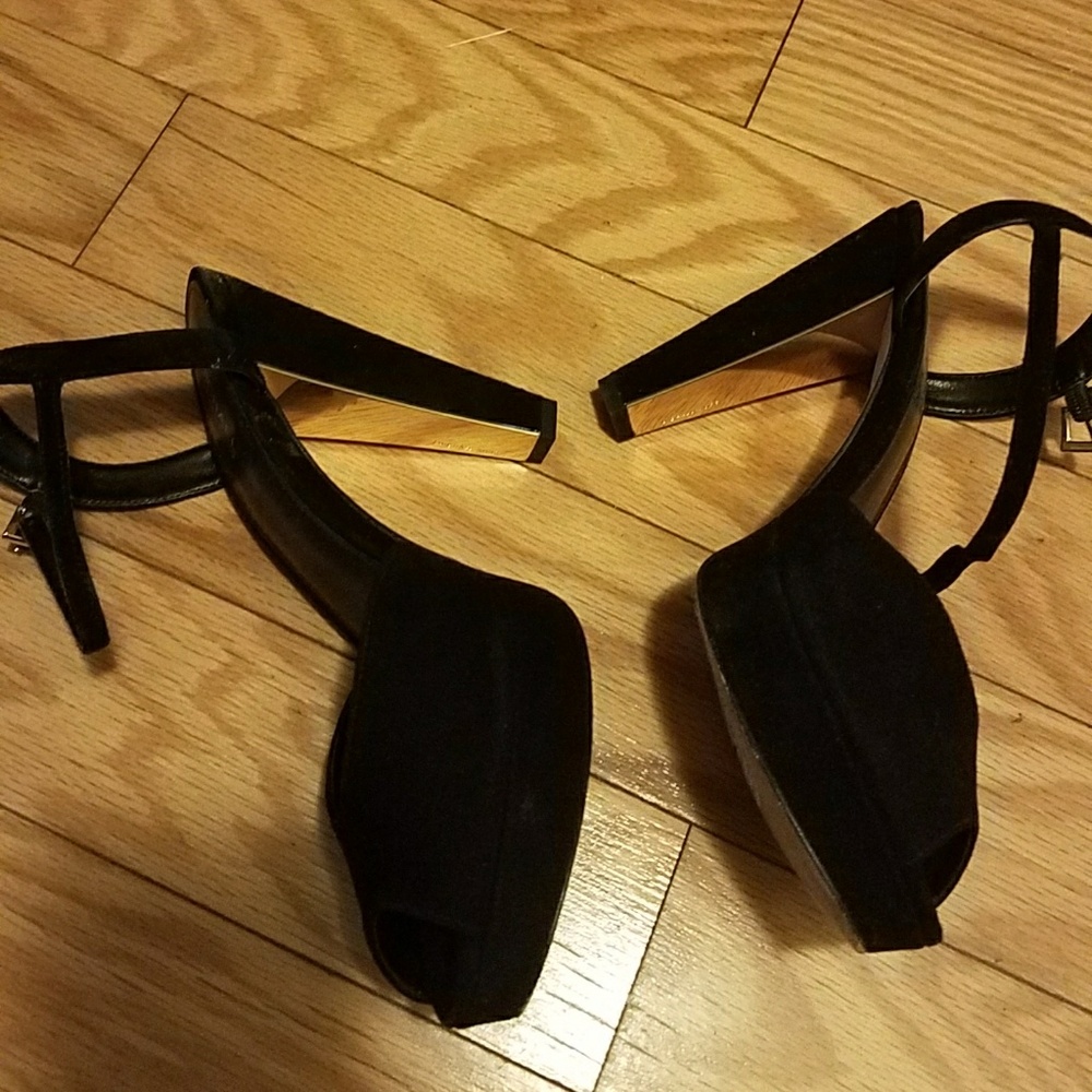 Michael Kors peep toe heels